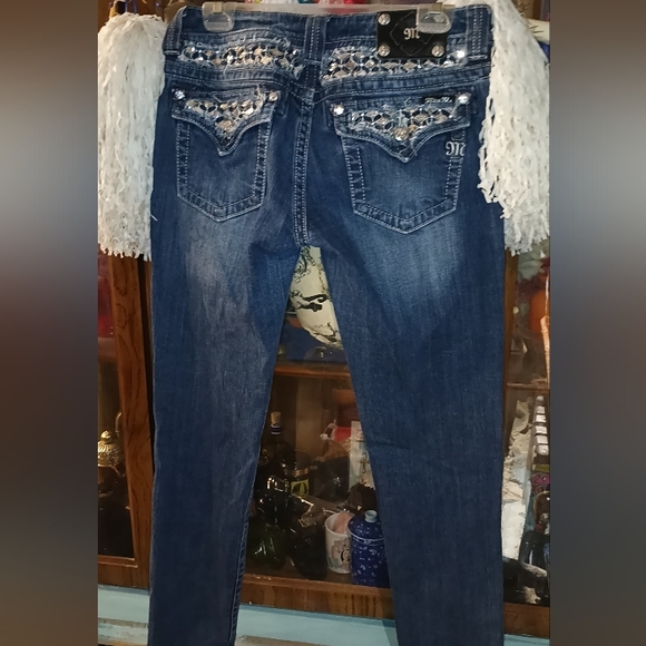 Miss Me Women's Dark Blue Boot Cut Jeans - Picture 4 of 4